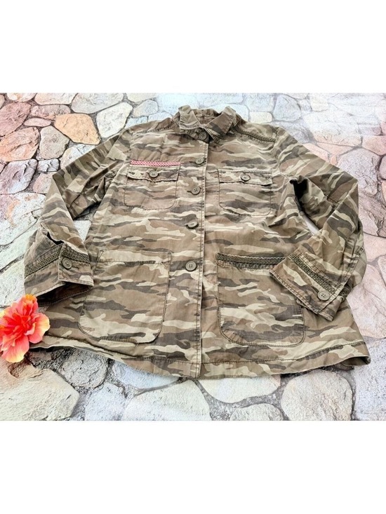 Carlson Jackets & Blazers - CALSON CAMO UTILIITY SHIRT